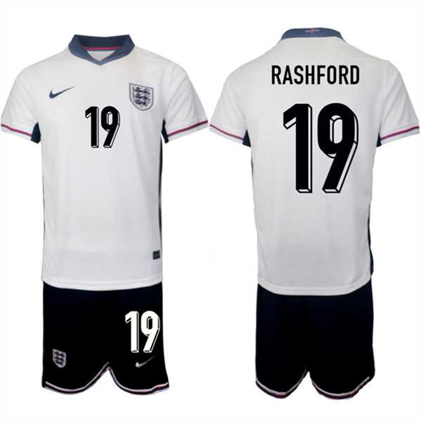 Men's England #19 Marcus Rashford 2024-25 White Home Soccer Jersey Suit,We sell and wholesale Men's England #19 Marcus Rashford 2024-25 White Home Soccer Jersey Suit on line form chian!